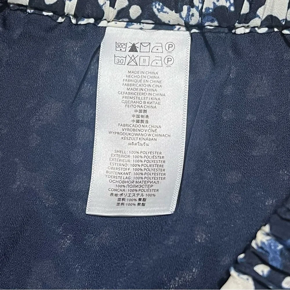 MICHAEL Michael Kors Navy and White Patterned Skirt